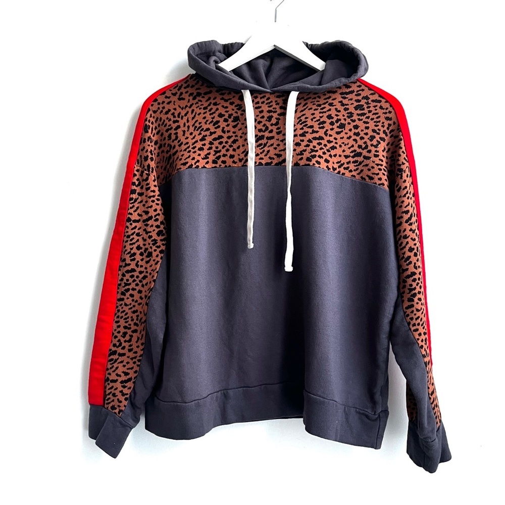 Monrow Super-Soft Pattern Mix Hoodie